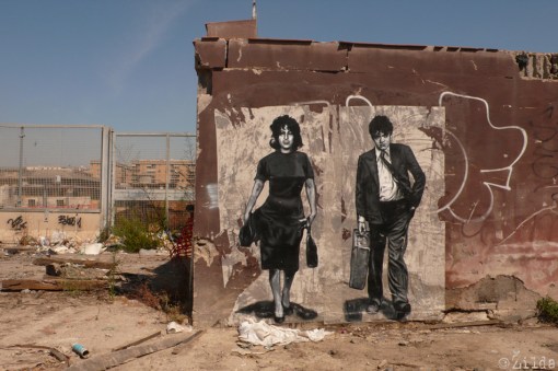 Mamma Roma street art Rome Zilda